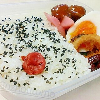 サプライズな じゃこサンドお弁当